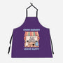 Come Hungry Leave Happy-Unisex-Kitchen-Apron-GODZILLARGE