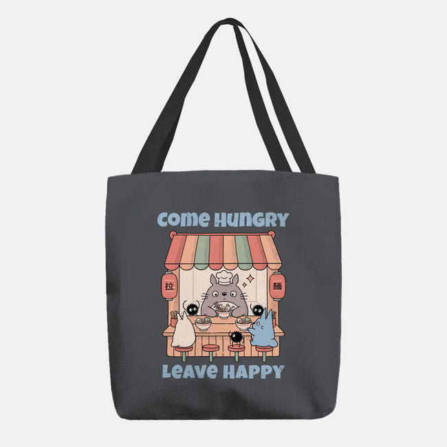 Come Hungry Leave Happy-None-Basic Tote-Bag-GODZILLARGE