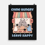 Come Hungry Leave Happy-None-Matte-Poster-GODZILLARGE