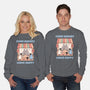 Come Hungry Leave Happy-Unisex-Crew Neck-Sweatshirt-GODZILLARGE