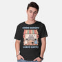 Come Hungry Leave Happy-Mens-Basic-Tee-GODZILLARGE