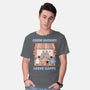 Come Hungry Leave Happy-Mens-Basic-Tee-GODZILLARGE