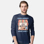Come Hungry Leave Happy-Mens-Long Sleeved-Tee-GODZILLARGE
