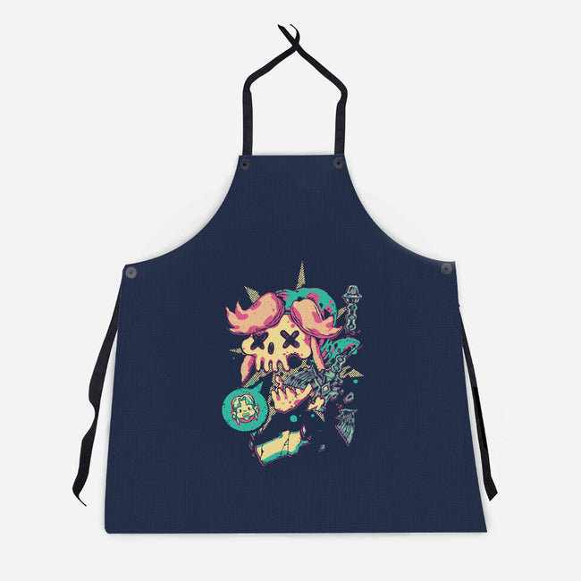 Bad Ending-Unisex-Kitchen-Apron-1Wing