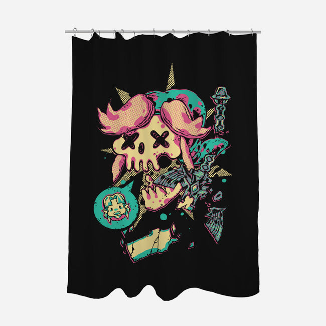 Bad Ending-None-Polyester-Shower Curtain-1Wing