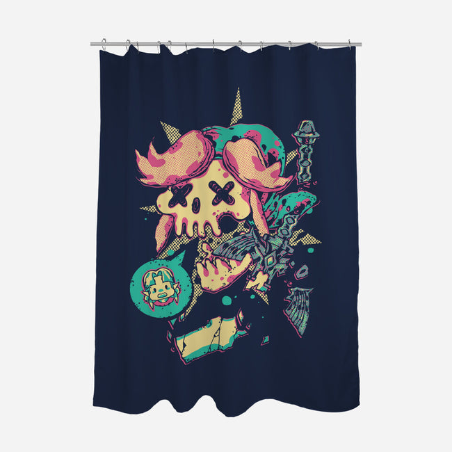 Bad Ending-None-Polyester-Shower Curtain-1Wing