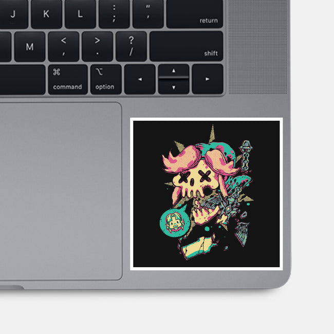 Bad Ending-None-Glossy-Sticker-1Wing