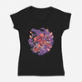 Hunter Mess-Womens-V-Neck-Tee-1Wing