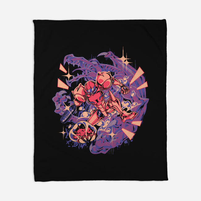 Hunter Mess-None-Fleece-Blanket-1Wing