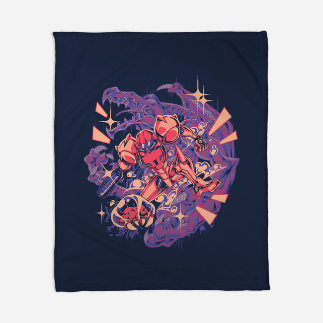 Hunter Mess-None-Fleece-Blanket-1Wing