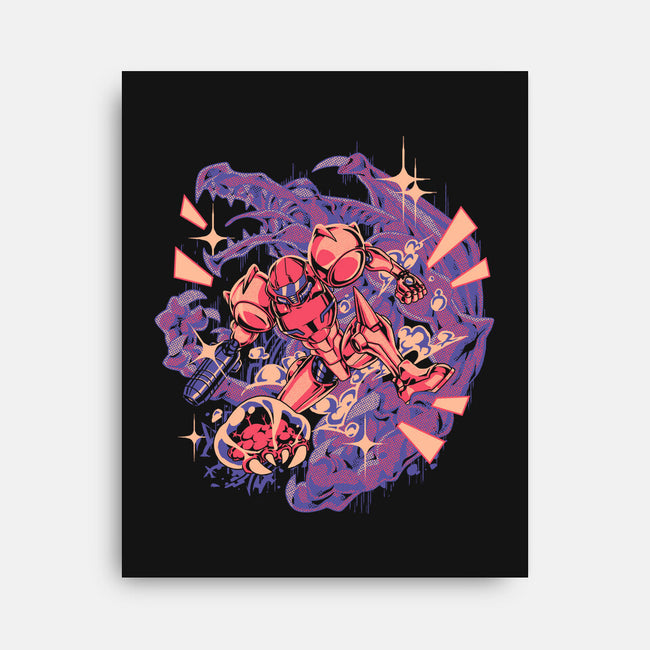 Hunter Mess-None-Stretched-Canvas-1Wing