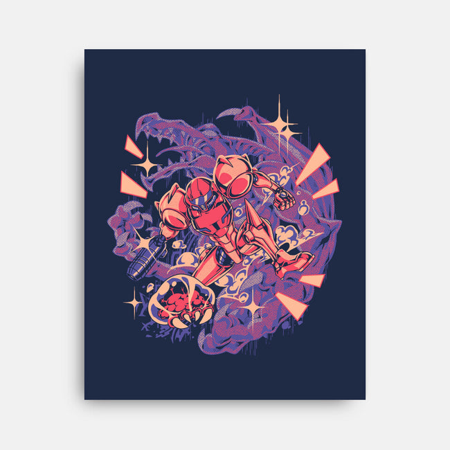 Hunter Mess-None-Stretched-Canvas-1Wing