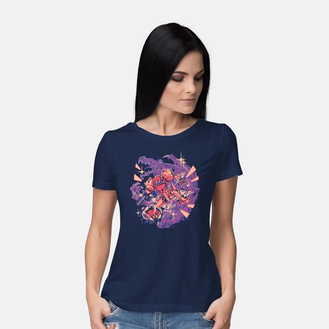 Hunter Mess-Womens-Basic-Tee-1Wing