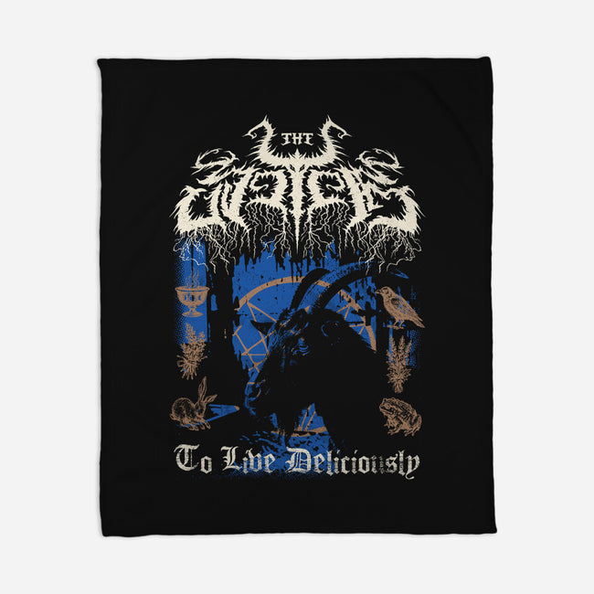 The VVitch Black Metal-None-Fleece-Blanket-Nemons