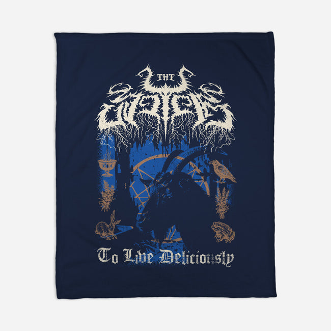 The VVitch Black Metal-None-Fleece-Blanket-Nemons