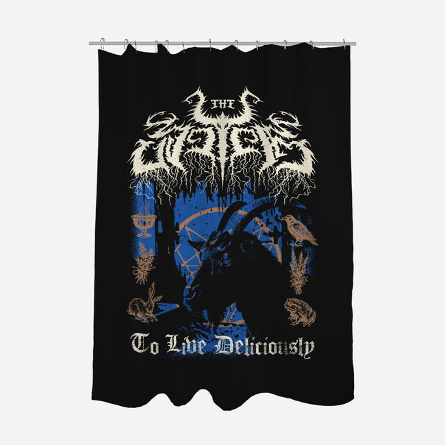 The VVitch Black Metal-None-Polyester-Shower Curtain-Nemons