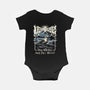 Lighthouse Black Metal-Baby-Basic-Onesie-Nemons