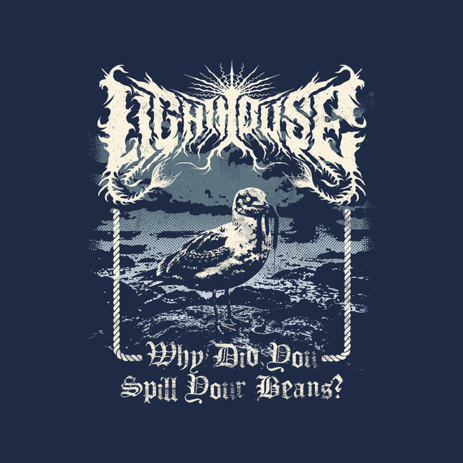 Lighthouse Black Metal-None-Basic Tote-Bag-Nemons