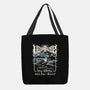 Lighthouse Black Metal-None-Basic Tote-Bag-Nemons