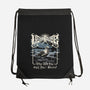 Lighthouse Black Metal-None-Drawstring-Bag-Nemons