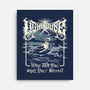 Lighthouse Black Metal-None-Stretched-Canvas-Nemons