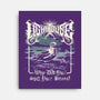 Lighthouse Black Metal-None-Stretched-Canvas-Nemons