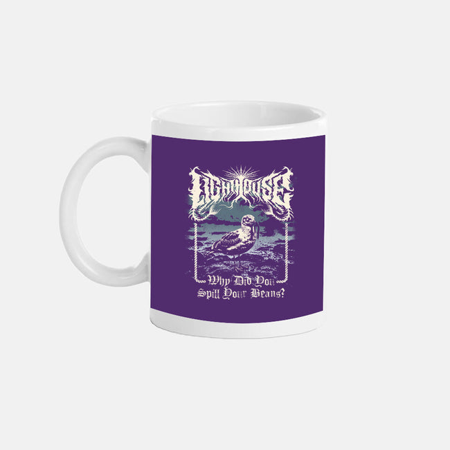 Lighthouse Black Metal-None-Mug-Drinkware-Nemons