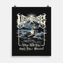 Lighthouse Black Metal-None-Matte-Poster-Nemons