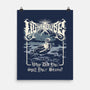 Lighthouse Black Metal-None-Matte-Poster-Nemons