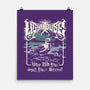 Lighthouse Black Metal-None-Matte-Poster-Nemons