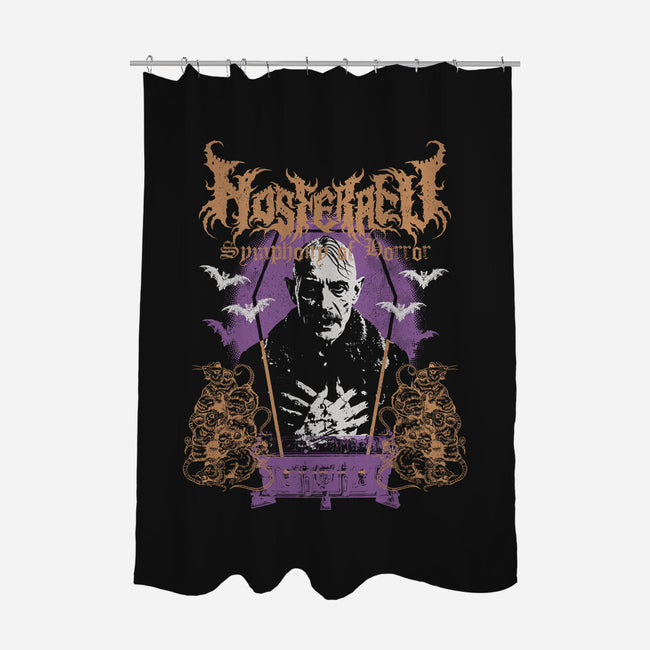 Nosferatu Black Metal-None-Polyester-Shower Curtain-Nemons