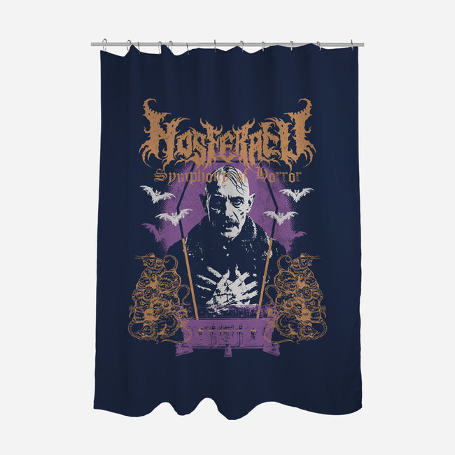 Nosferatu Black Metal-None-Polyester-Shower Curtain-Nemons