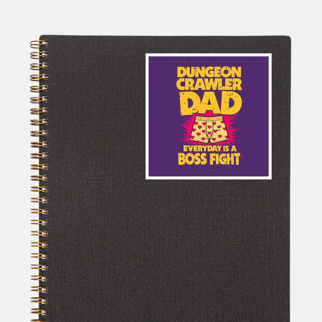 Dungeon Crawler Dad-None-Glossy-Sticker-retrodivision