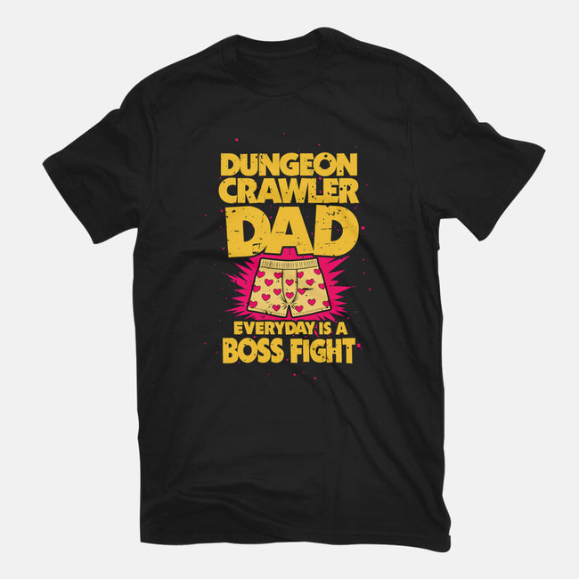 Dungeon Crawler Dad-Unisex-Basic-Tee-retrodivision