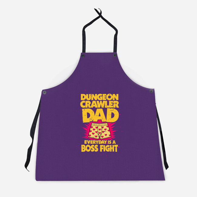Dungeon Crawler Dad-Unisex-Kitchen-Apron-retrodivision