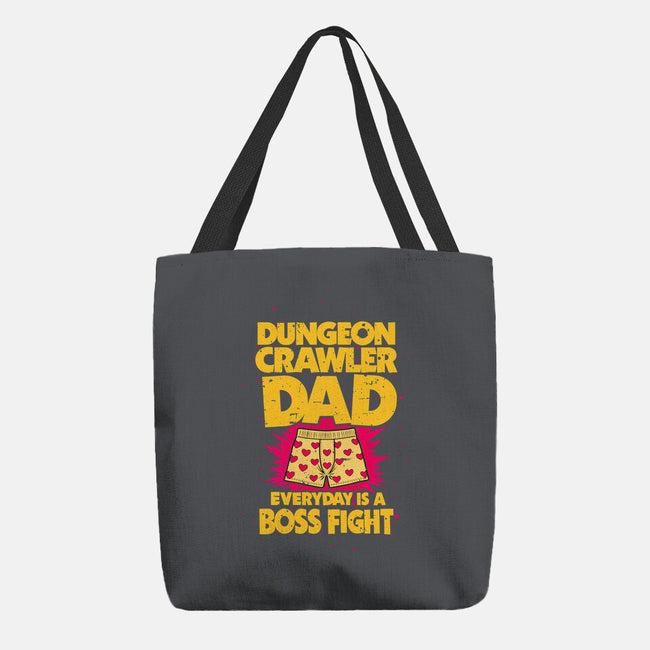 Dungeon Crawler Dad-None-Basic Tote-Bag-retrodivision