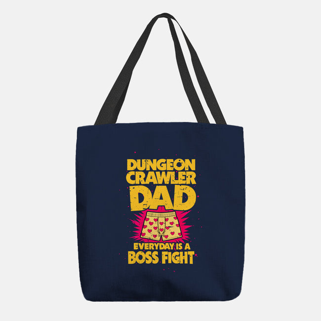 Dungeon Crawler Dad-None-Basic Tote-Bag-retrodivision