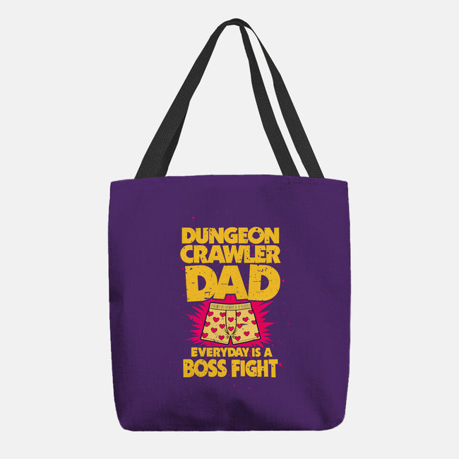 Dungeon Crawler Dad-None-Basic Tote-Bag-retrodivision