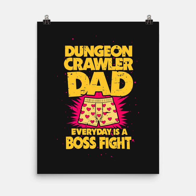 Dungeon Crawler Dad-None-Matte-Poster-retrodivision