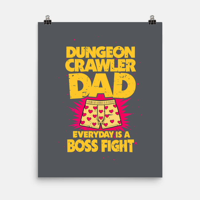 Dungeon Crawler Dad-None-Matte-Poster-retrodivision