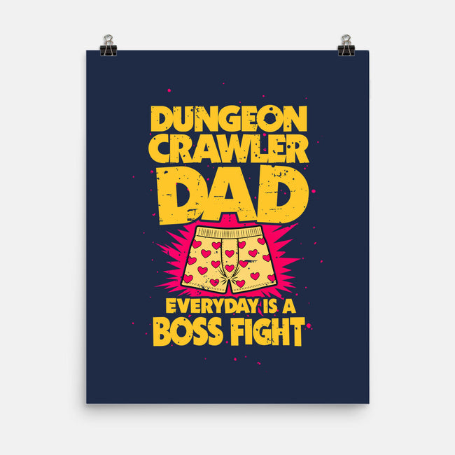 Dungeon Crawler Dad-None-Matte-Poster-retrodivision