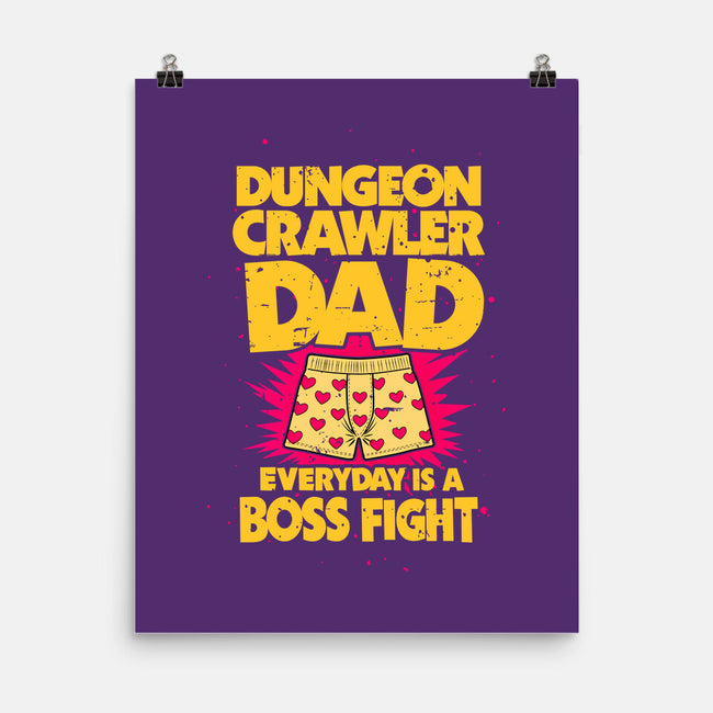Dungeon Crawler Dad-None-Matte-Poster-retrodivision
