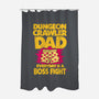 Dungeon Crawler Dad-None-Polyester-Shower Curtain-retrodivision