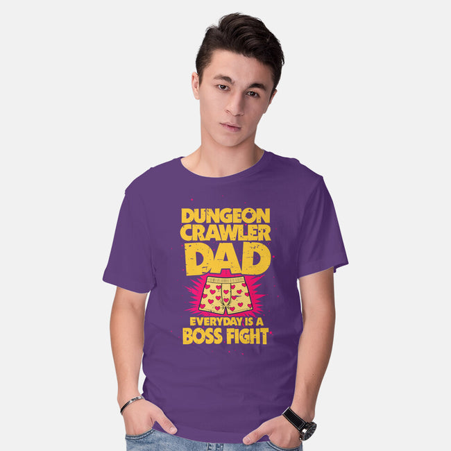Dungeon Crawler Dad-Mens-Basic-Tee-retrodivision