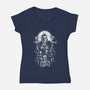 Monsters Squad-Womens-V-Neck-Tee-zascanauta