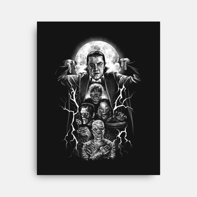 Monsters Squad-None-Stretched-Canvas-zascanauta