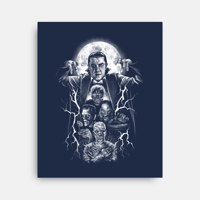 Monsters Squad-None-Stretched-Canvas-zascanauta