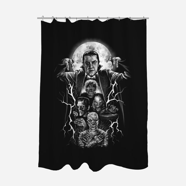 Monsters Squad-None-Polyester-Shower Curtain-zascanauta