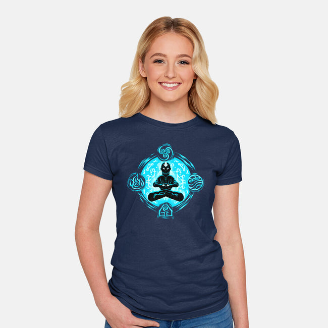 Harmony Of Elements-Womens-Fitted-Tee-rmatix