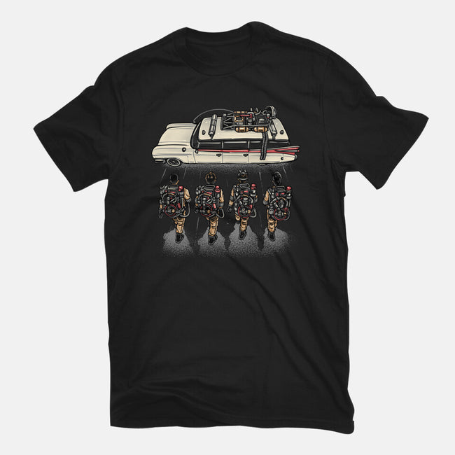 Time To Answer The Call-Womens-Fitted-Tee-glitchygorilla